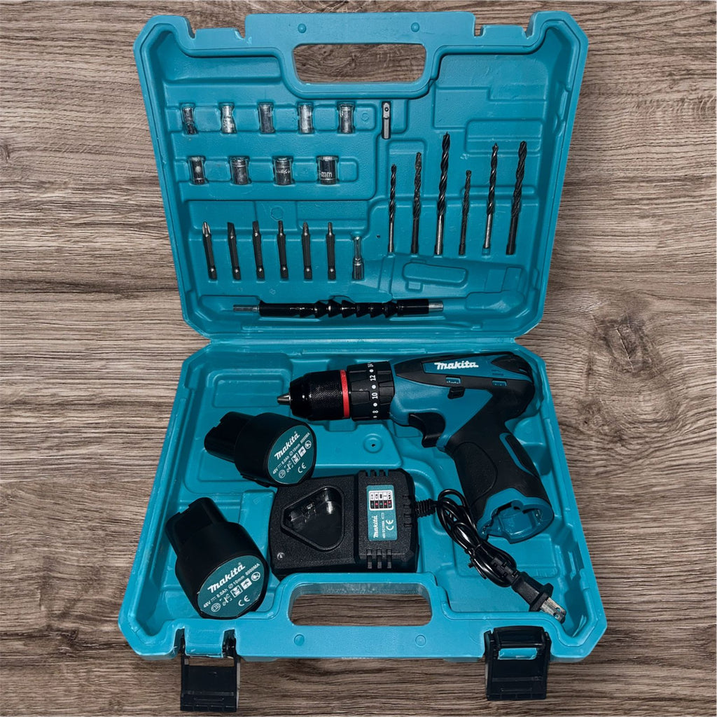 Taladro Makita 48V - 2 Baterias Redondas
